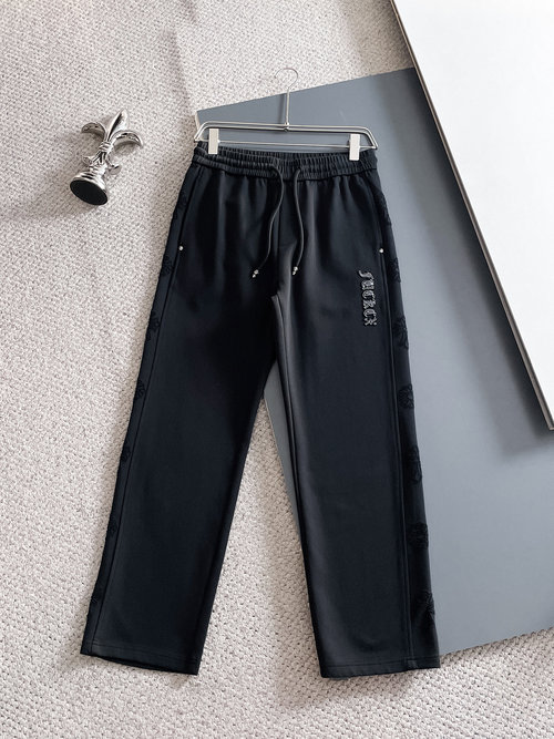 Chrome Hearts Luxury Crochet Heart Casual Pants