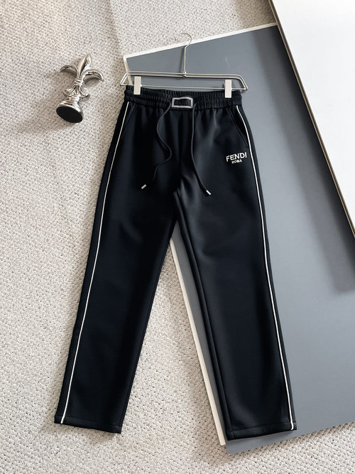 Fendi New Arrival Logoed Casual Pants with High Comfort