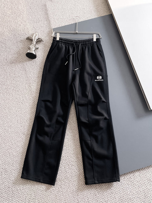 Balenciaga High - quality Casual Pants with Logo and Custom Fabric