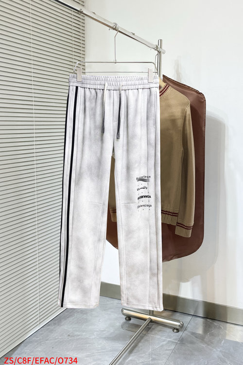 Balenciaga Newly Released Logo Casual Pants with Good Comfort