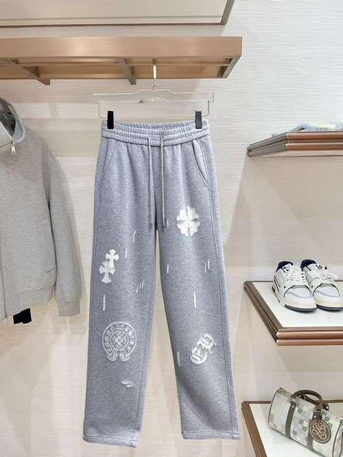 Chrome Hearts Stylish Casual Pants with LOGO, Exceptional Comfort