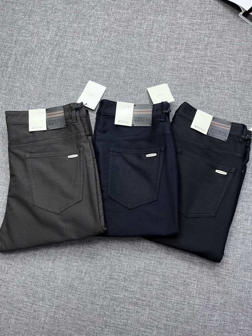 Zegna Fashionable Western Casual Trousers with Excellent Comfort