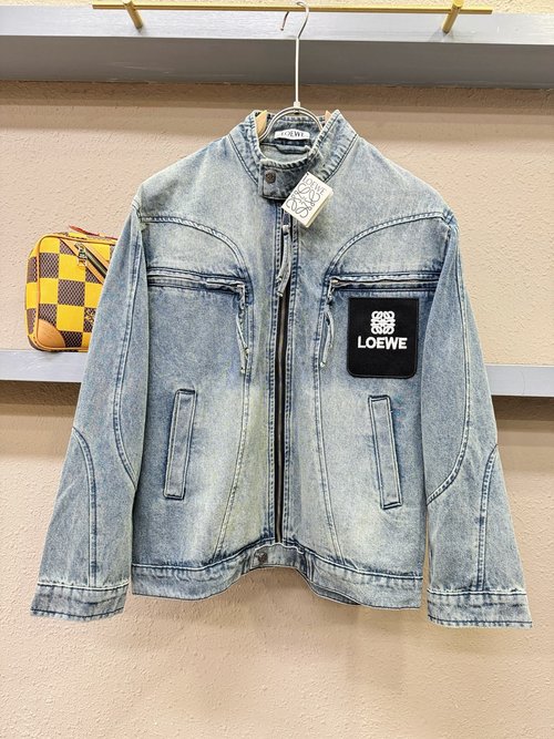 Loewe Classic Excellent Fabric and Fit Denim Jacket