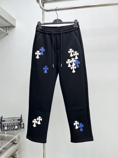 Chrome Hearts Imported Fabric Casual Pants for a Stylish Appearance