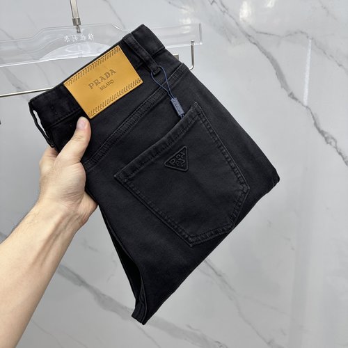 Prada High - end Custom Jeans Made with Imported Fabric