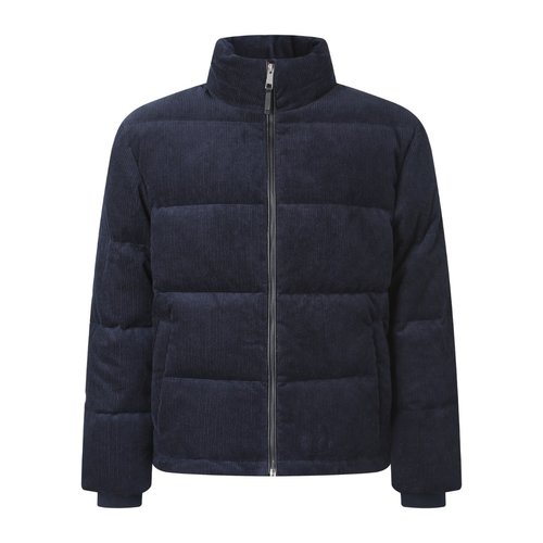 Burberry Corduroy Down Jacket with 90% White Duck Down