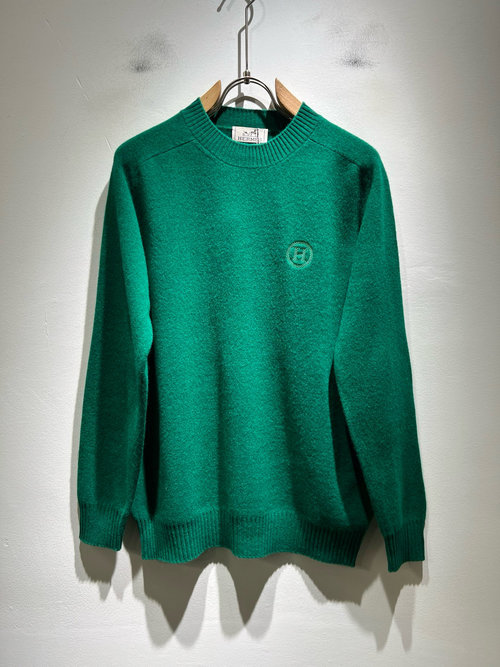 Hermes Upgraded Knit Wool Sweater with H Logo