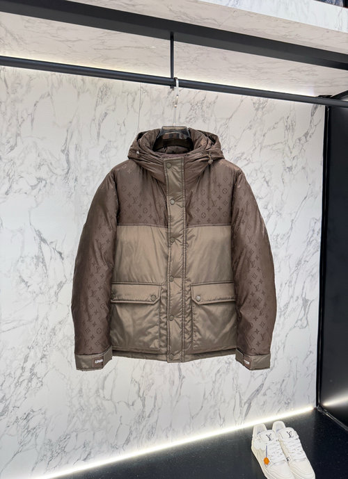 Louis Vuitton Designer - Style Down Jacket with Structural Tailoring