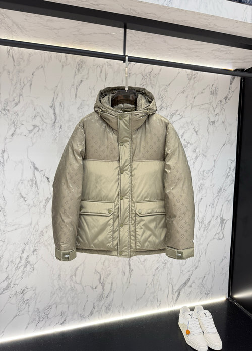 Louis Vuitton Designer - Style Down Jacket with Structural Tailoring