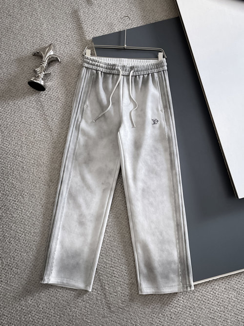Louis Vuitton Thickened High - end Logoed Casual Pants