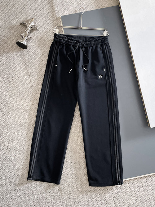 Louis Vuitton Thickened High - end Logoed Casual Pants