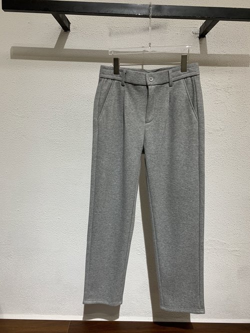 Loro Piana Casual Business Straight-Leg Warm Pants