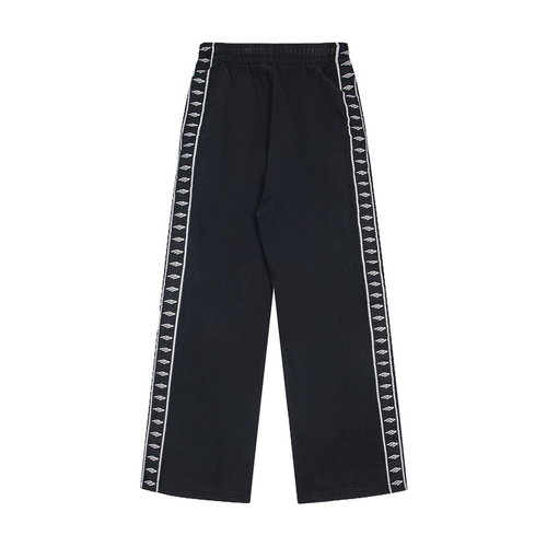 Balenciaga 3M Ski Logo Webbing Washed Trousers