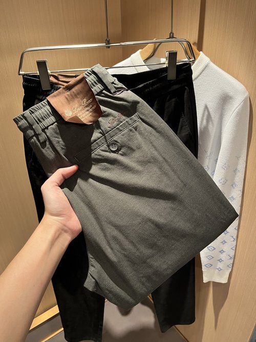 Loro Piana Comfortable and Breathable Cotton Linen Pants