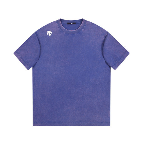 Descente Cotton Short Sleeve with Classic Letter Print