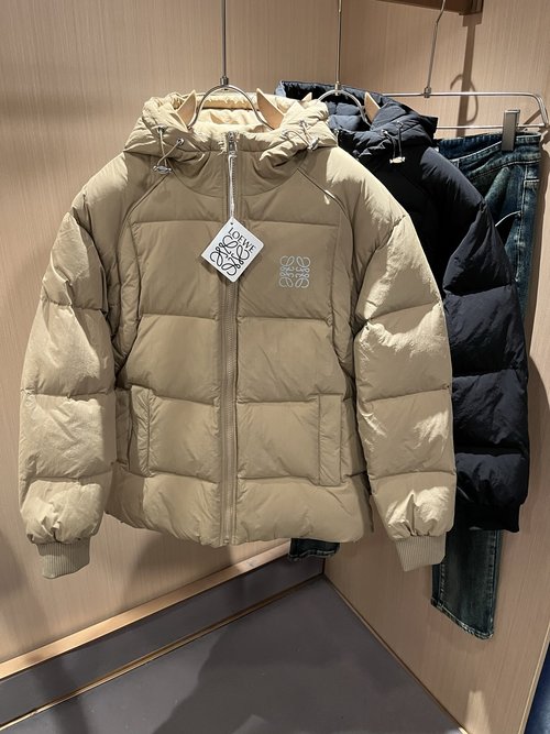 Loewe Luxury Denim Jacket with Brand Logo Print