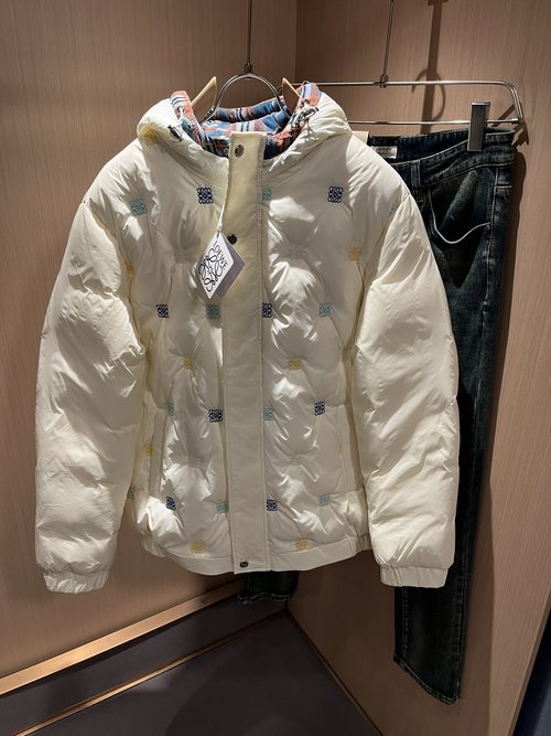 Loewe Luxury Embroidered Denim Jacket with Brand Logo