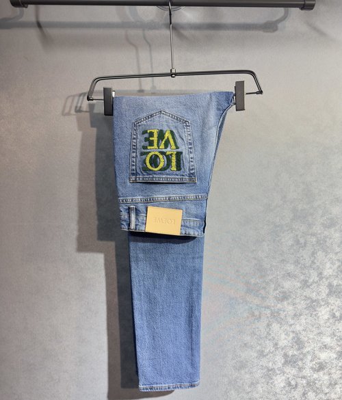 Loewe Soft and Stylish Straight-Leg Jeans