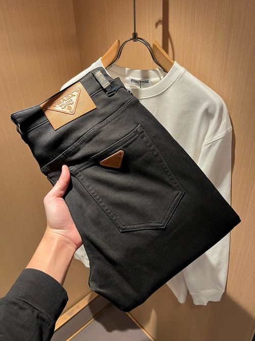 Prada Denim with Practical Design and Aesthetic Balance