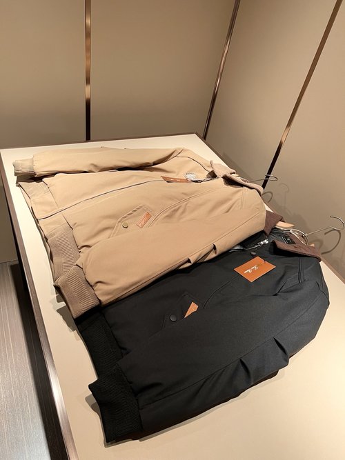 Loro Piana Reversible Down Jacket with Unique Pattern