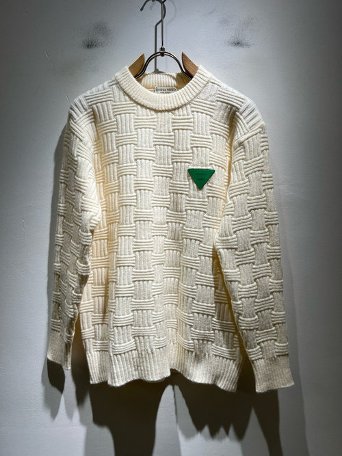 Bottega Veneta High-quality Solid Knit Wool Sweater with Logo Design