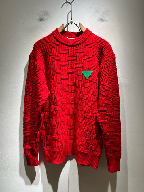 Bottega Veneta High-quality Solid Knit Wool Sweater with Logo Design