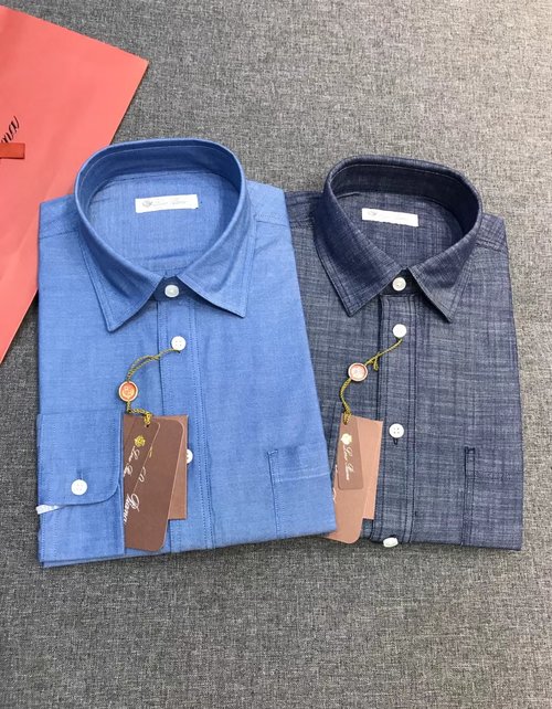 Prada Classic Denim Shirt with Delicate Details