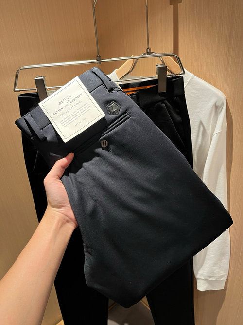 Zegna Exclusive Tailored Casual Dress Pants for Business Elegance