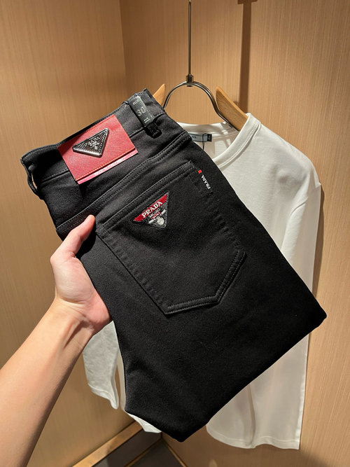 Prada Stylish and Comfortable Cotton Jeans for Casual Wear