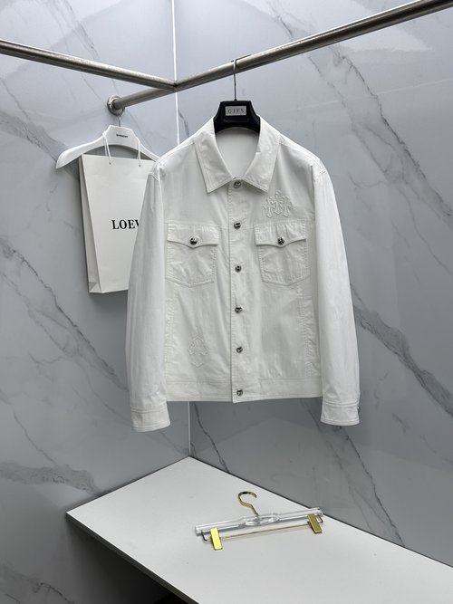 Chrome Hearts Fashionable Lapel Jacket, High - end Craftsmanship