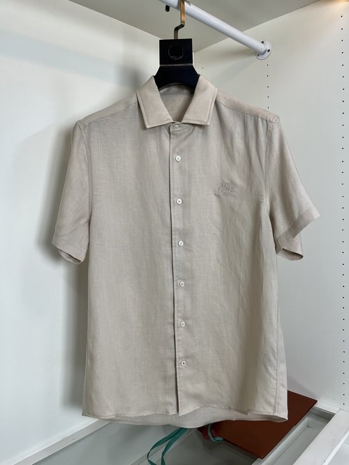 Loro Piana High-quality Natural Linen Casual Shirt