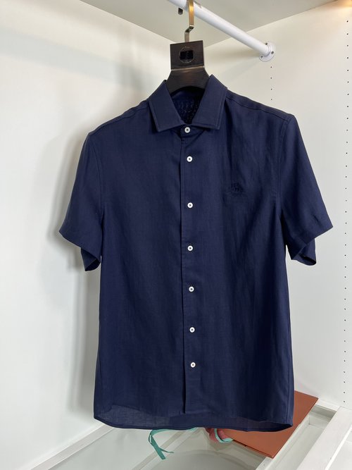 Loro Piana High-quality Natural Linen Casual Shirt