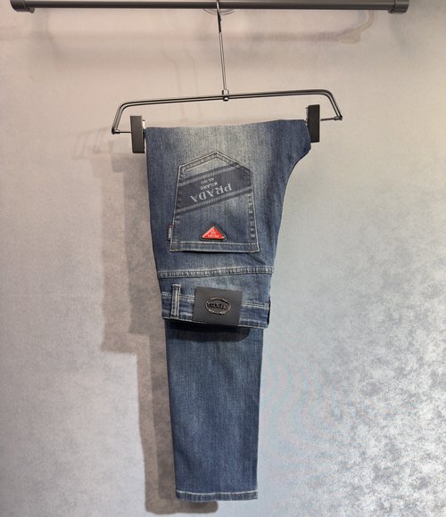 Prada Comfortable and Luxurious Straight-Leg Jeans