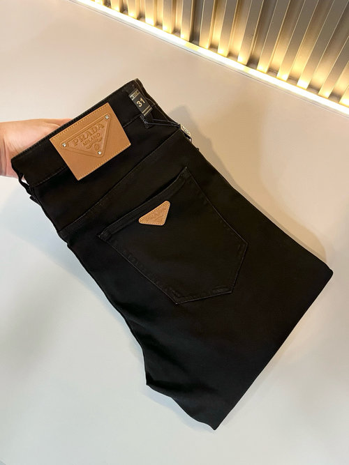 Prada Sophisticated Cotton Jeans with Tailored Cut
