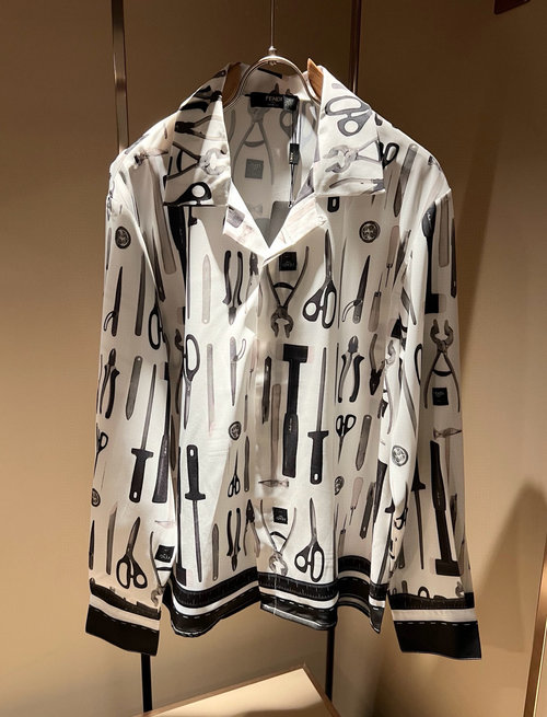 Dior Cotton Pajamas with Distinctive Logo and Timeless Design