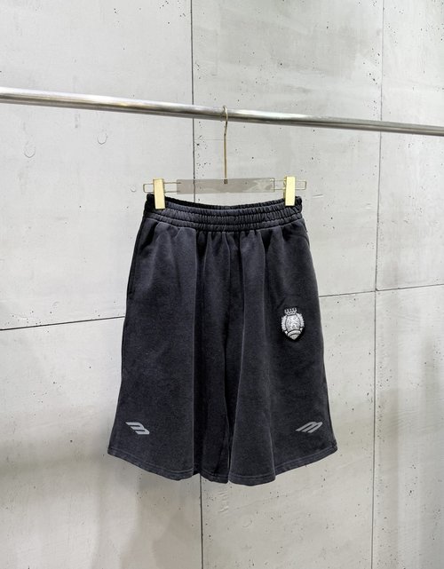Balenciaga Soccer Series Embroidered Shorts