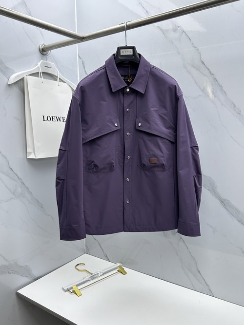 Loro Piana Luxury Collared Jacket with Structural Tailoring