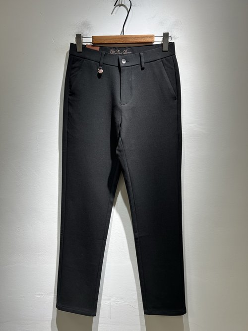 Prada Premium Cashmere Casual Trousers with Brand Elements