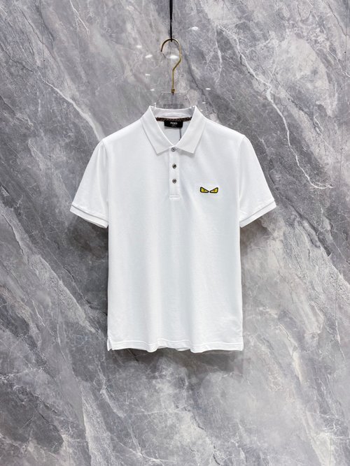 Fendi Classic and Elegant Polo Shirt with Logo