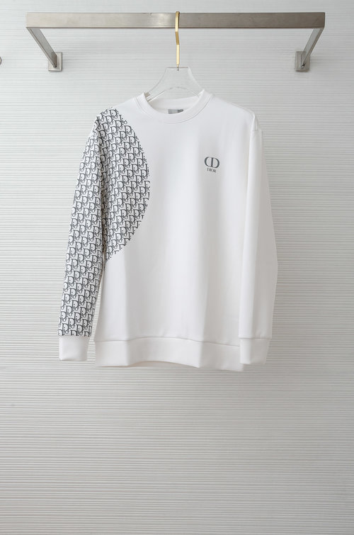 Dior Comfortable and Stylish Round-neck Pullover Sweatshirt