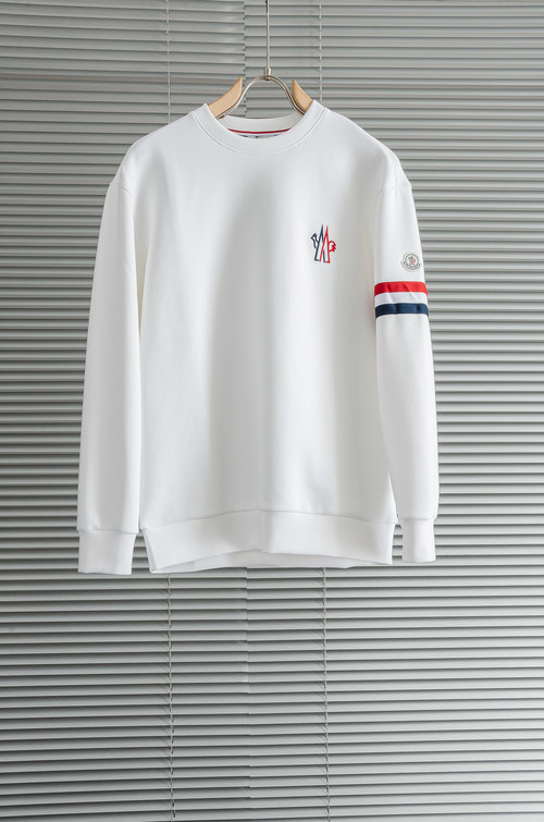 Moncler Comfortable Round-Neck Long-Sleeve Pullover Sweatshirt