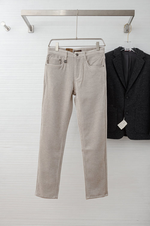 Loro Piana Vintage Corduroy Casual Trousers with Soft Feel