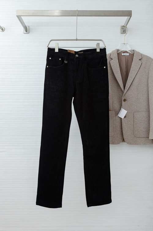 Loro Piana Vintage Corduroy Casual Trousers with Soft Feel