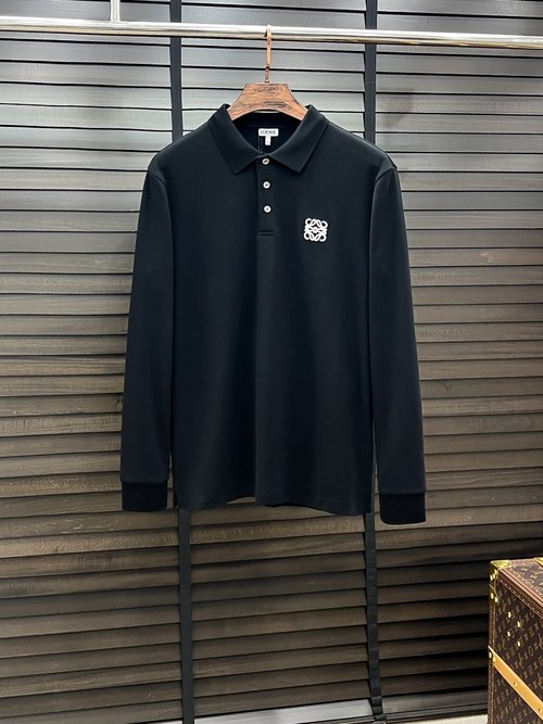 Loewe Exclusive Long Sleeve Polo Shirt with Logo