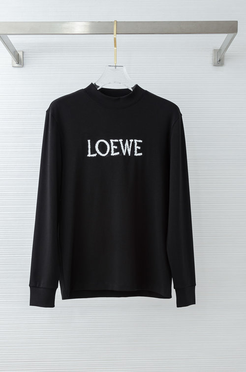 Loewe Versatile Long-Sleeve T-Shirt with Embroidery