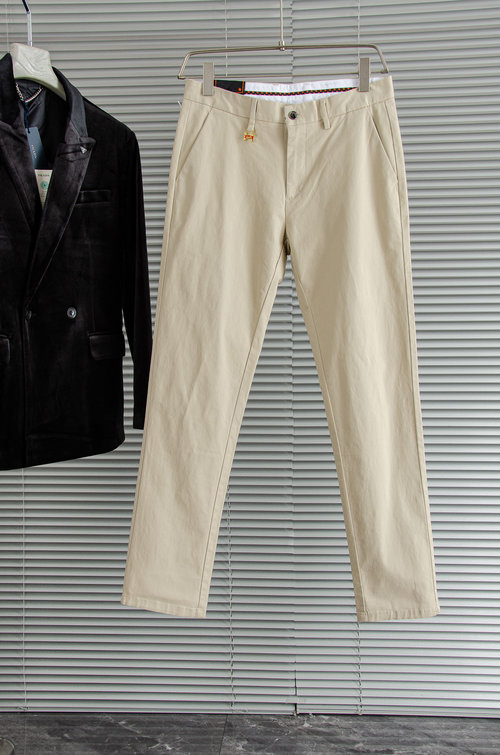 Hermes Minimalist Straight-Leg Casual Trousers