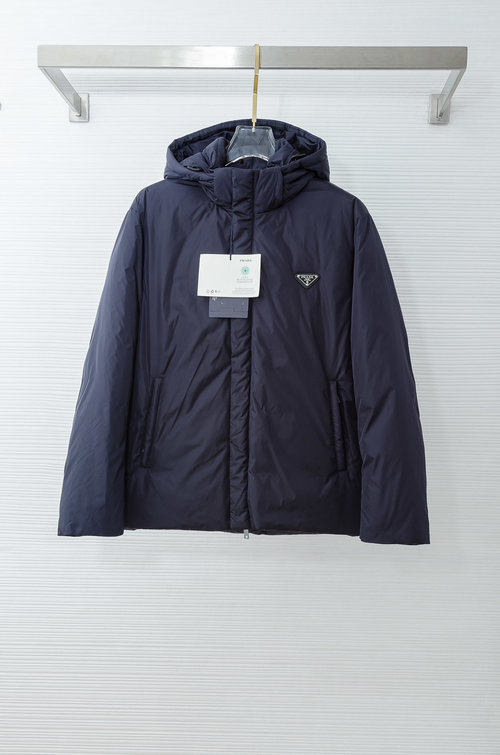 Prada Waterproof and Warm Down Jacket with a Classic Design