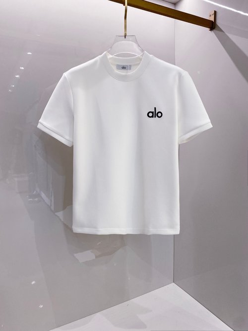 Loewe Air Layer Embroidered Logo Round Neck T-Shirt