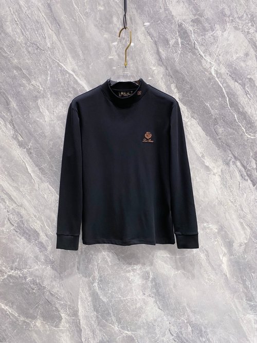 Loro Piana Fashionable Long - Sleeve T - Shirt for Casual Business