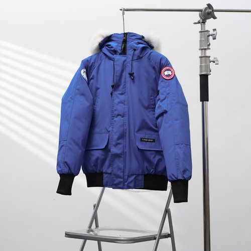 Canada Goose Pilot Hooded Down Jacket in Sky Blue